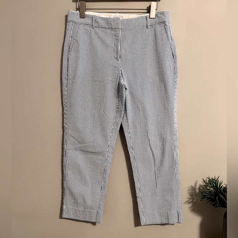 J CREW | 10 | Seersucker Pants